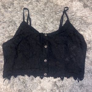 Black Lace tank top